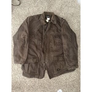 Vintage Walls Blizzard-Pruf Men's Sz XL Brown Utility Chore Work Jacket Duck